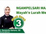 Hj. Sarajuita Sahara, SE. Siap Membangun Perekonomian Desa Ngampelsari ditengah Pandemi