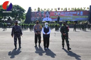 Forkopimda Jatim Gelar OPS pasukan teGakAn disiplin protokol kesehatan