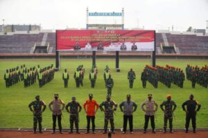 Pemerintah kota bersama TNI Polri terus melakukan pencegahan poenyebaran Covid -19 di lingkungan kota madiun