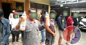 Keenakan PESTA Miras, 17 Pemuda Karanggeneng, Lamongan Ini Diamankan Polisi