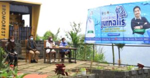 Puncak Peringatan HPN 2021, Bupati Tantri Hadiri Gathering Bersama Insan Pers