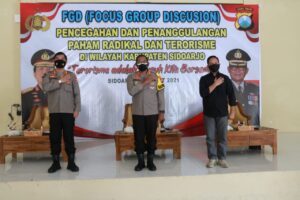 Cegah Paham Radikal, Polresta Sidoarjo Gelar FGD Dihadiri Tim Div Humas Polri