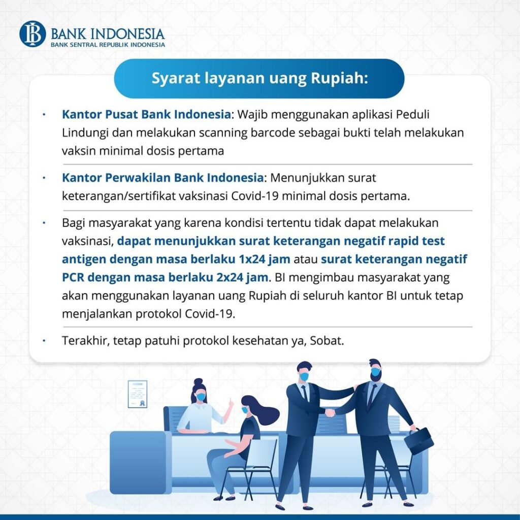 Buka Layanan Uang Rupiah, Begini Syarat Dari BI? - AKURAT MEDIA NEWS