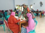 Kejar Herd Imunnity, Koramil Tipe B 0804/13 Bendo Kawal Vaksinasi Covid 19 di Wilayah Binaan.