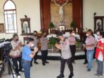 Menjelang Natal 2021 dan Tahun Baru 2022 Kapolres Pasuruan Kota Tinjau 12 Gereja Di Kota Pasuruan