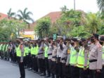 Kapolres Pimpin Apel Gelar Pasukan Persiapan Pengamanan Perayaan Tahun Baru