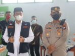 Kapolres Bersama Wabub Madiun dan  Forkopimda Kabupaten Madiun Tinjau TPS