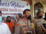 2021 Angka Kriminalitas Kota Madiun Turun, Kapolres Menghimbau tetap patuhi protokol kesehatan Saat Pergantian Tahun