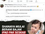 Kode Nuklir yang Disebut Netijen dalam Cuitan Akun Seskab Ternyata Cucunya . Putri Mas Dhito