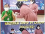 Pelaksanaan Kelanjutan Vaksinasi Covid-19 ( Booster ) Forkopimda Magetan .