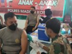 Polres Madiun Kota Mulai Suntikan Vaksin Booster Dosis ke Tiga