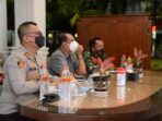Kapolres bersama Forkopimda Ikuti Video Conference Menko Marves Terkait Rakor PPKM Jawa Bali Antisipasi Kenaikan Omicron