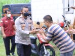 Kapolres Madiun Berikan Bantuan dan Kunjungi Salah Satu Awak Media Korban Bencana Alam