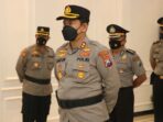 Polres Ponorogo:  Upacara Korp Raport Kenaikan Pangkat Pengabdian TMT 1 Januari 2022 Secara Virtual Dengan Kapolda Jatim