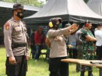 Jalin Sinergitas, Polres Ponorogo Bersama Forkompida Gelar Latihan Menembak Senjata Api