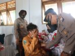 Percepatan vaksinasi anak usia 6-11 tahun, Waka Polres Ponorogo tinjau vaksinasi di MI Ma’arif Darul Ulum Pondok Babadan