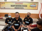 Kapolres Madiun Kota Ngopi Bareng  Awak Media