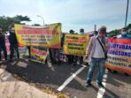 Kecewa Kebijakan Rekrutmen Karyawan, Pemuda 6 Desa Ring Satu Kilang Pertamina GRR Demo