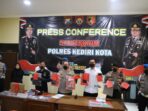 Polres Kediri Kota Gulung Sindikat Curat Modus Pecah Kaca di Delapan TKP di Wilayah Kotah Kediiri 