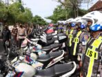 Polres Tulungagung Gelar Apel Pasukan Tim PAMOR KERIS untuk Penanganan Penyebaran Virus _Covid-19_ Varian Omicron