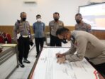 Kapolres Buka Sosialilasi Dan Penandatanganan Pakta Integritas Dipa TA.2022 Polres Madiun Kota