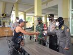 Antisipasi Gelombang 3 Covid-19, Personil Gabungan Pamor Keris Polres Bangkalan Sasar Obvit Segitiga Emas