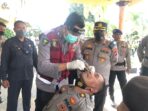 Polresta Banyuwangi Gencarkan Pamor Keris dan Swab Antigen serta Wajibkan Scan Barcode Peduli Lindungi