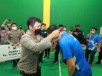 Kapolda Jatim Tutup Gelaran Turnamen Bulu Tangkis Antar Media Piala Kapolda Jatim Cup 2022 di Polda Jatim