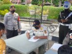 Tangkal Varian Omicron, Petugas Gabungan Lakukan Yustisi Skala Besar di Kota Kediri