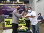 Peringati HPN 2022, Kapolres Tulungagung Gelar PIRAMIDA dan Potong Tumpeng