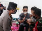 Kapolresta Sidoarjo Besuk Bocah Gastroschisis di Tanggulangin