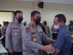 Wakapolda Jatim Tinjau Vaksinasi Lansia di Polresta Sidoarjo