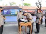 Kapolres Kediri Pimpin Sertijab Wakapolres,Kasatlantas dan Kapolsek Ringinrejo