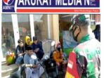 Waspadai PPKM Level 2,Koramil 0820/25 Krucil Gencar Ops Yustisi