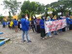 Penyaluran BPNT Tak Sesuai Aturan, Demo PC PMII Sampang Tak Ditemui Bupati