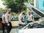 Kapolres Kediri Kota  Pimpin Apel Gelar Pasukan Operasi Keselamatan Semeru 2022
