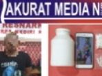 Edarkan Pil Dobel L, Pemuda Pengangguran  Ditangkap Sat ResNarkoba Polres Kediri Kota