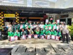 Empati Kapolres Madiun Kota Bagi 1000 Paket Sembako Kepada Marbot, Ojek Online Dan Penghuni Ponpes di Kota Madiun 