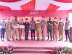 Gebyar Vaksinasi Lansia, Kapolres Batu Bagikan Doorprize Sepeda Motor