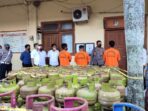 Endus Pengoplos Gas, Polres Blora Tangkap Tiga Orang dan Buru Pemilik Rumah, Ratusan Tabung Gas Diamankan