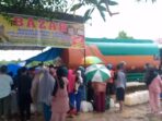 Hari Ini Bazar Minyak Goreng Walau Diguyur Hujan Warga Tetap Antri Apkasindo INHU