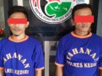 Dua Budak Narkoba Dibekuk Satresnarkoba Polres Kediri