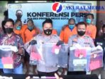 Polres Probolinggo Kota Bekuk 5 Pelaku Curanmor,Dua diantaranya Ditembak