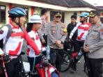 Kapolres Blora Lepas Warganya yang Ikuti Gowes Keliling Nusantara Hari Bhayangkara