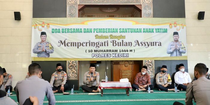 Polres Kediri Sambut 1 Muharram dengan doa bersama