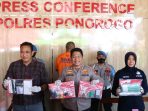 Polres Ponorogo Berhasil Membekuk Pelaku Penyalahgunaan Narkotika Jenis Sabu Sabu