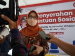 Mas Dhito Berikan Bantuan Modal Bagi Pedagang Terdampak Kebakaran Pasar Ngadiluwih