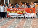 Deklarasi Relawan Pemuda Magetan Dalam Mendukung Pemenangan Prabowo Di Pemilu 2024