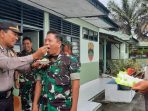 Polsek Peranap “Geruduk” Mako Koramil 05 Peranap Berikan Kejutan HUT TNI Ke 77