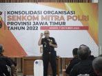 Jelang Rapimporv, Senkom Jatim Gelar Konsolidasi Organisasi